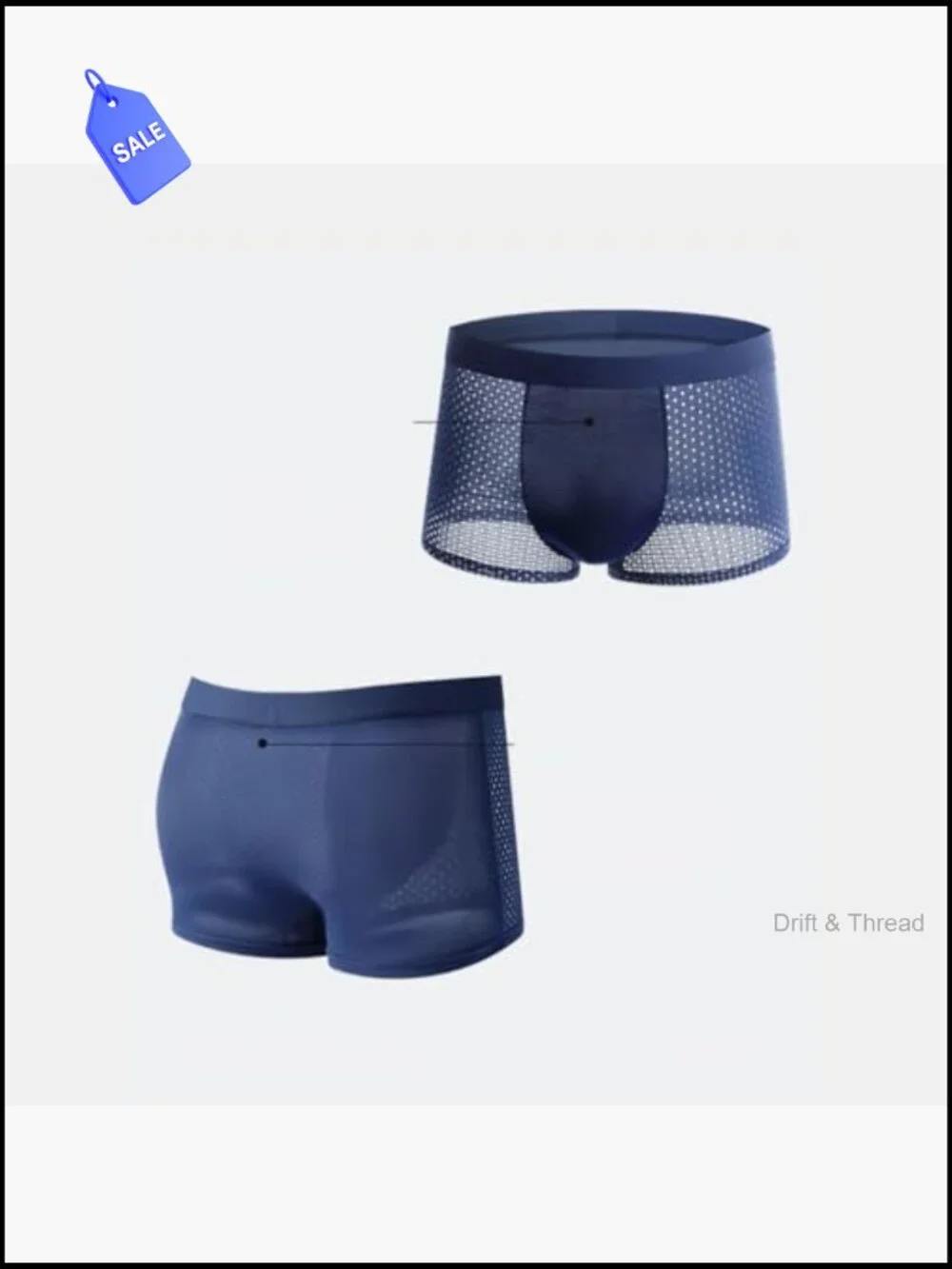 Ice Silk Mens Boxer Briefs 10-Pack Ultra Breathable Quick-Dry Fitted Size L